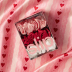 LARGE SILK SCRUNCHIES SET OF 3 - ROSY