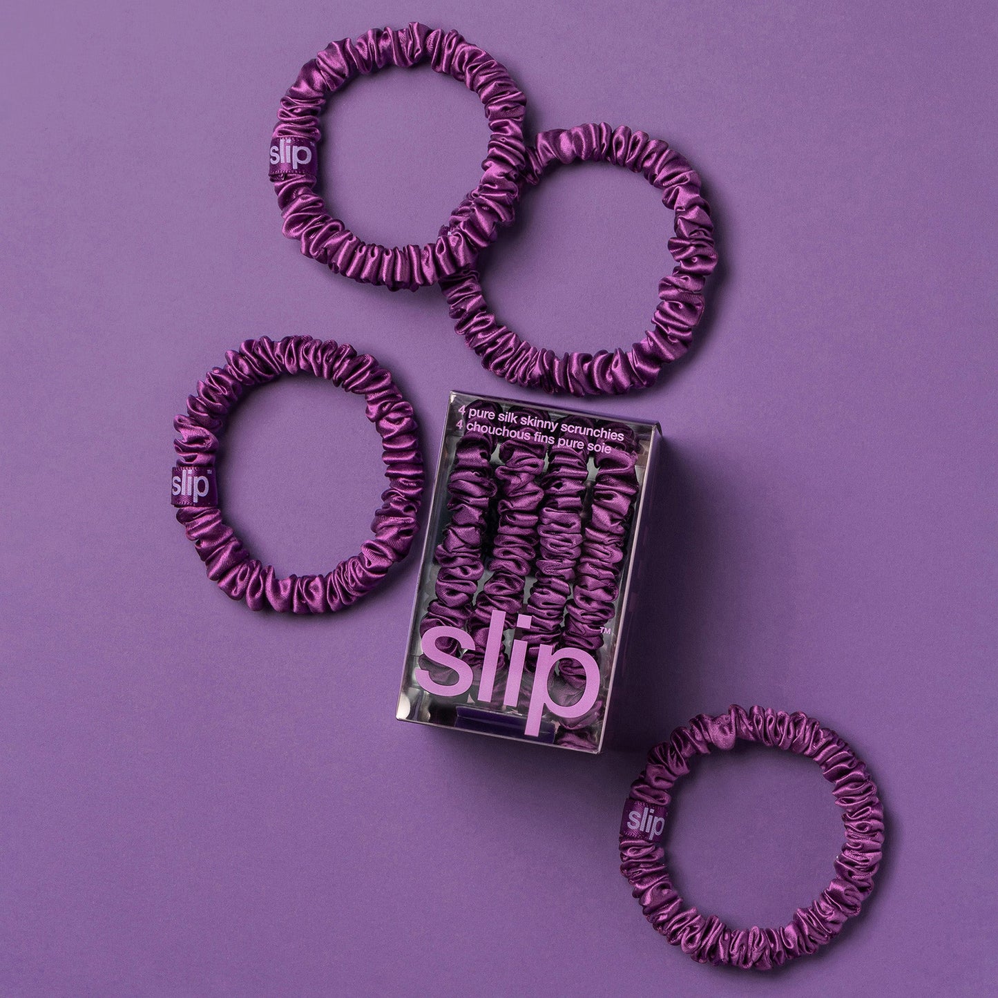 BACK TO SCHOOL SKINNY SCRUNCHIES - SET OF 4