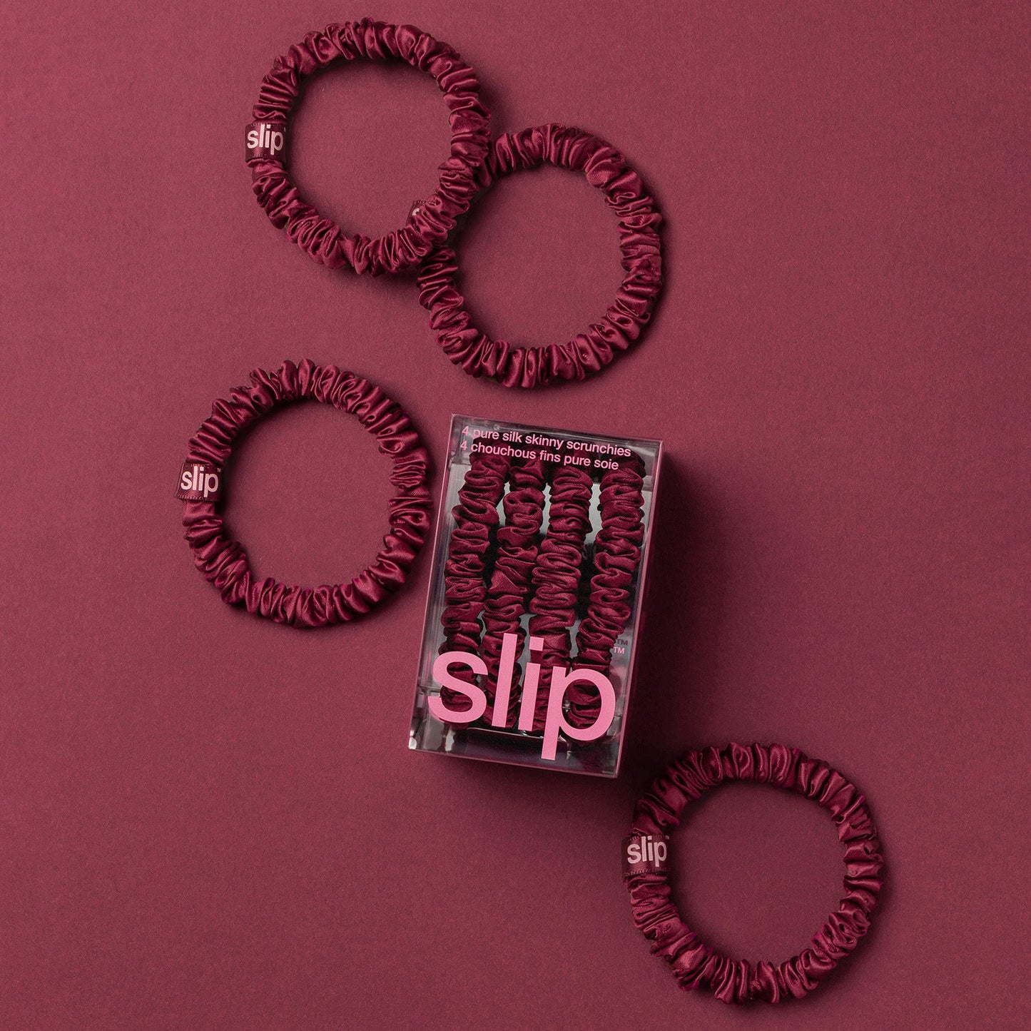 BACK TO SCHOOL SKINNY SCRUNCHIES - SET OF 4