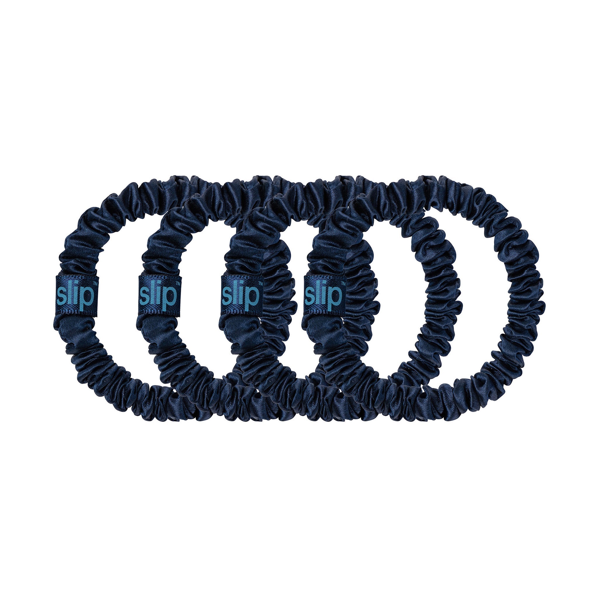 BACK TO SCHOOL SKINNY SCRUNCHIES - SET OF 4