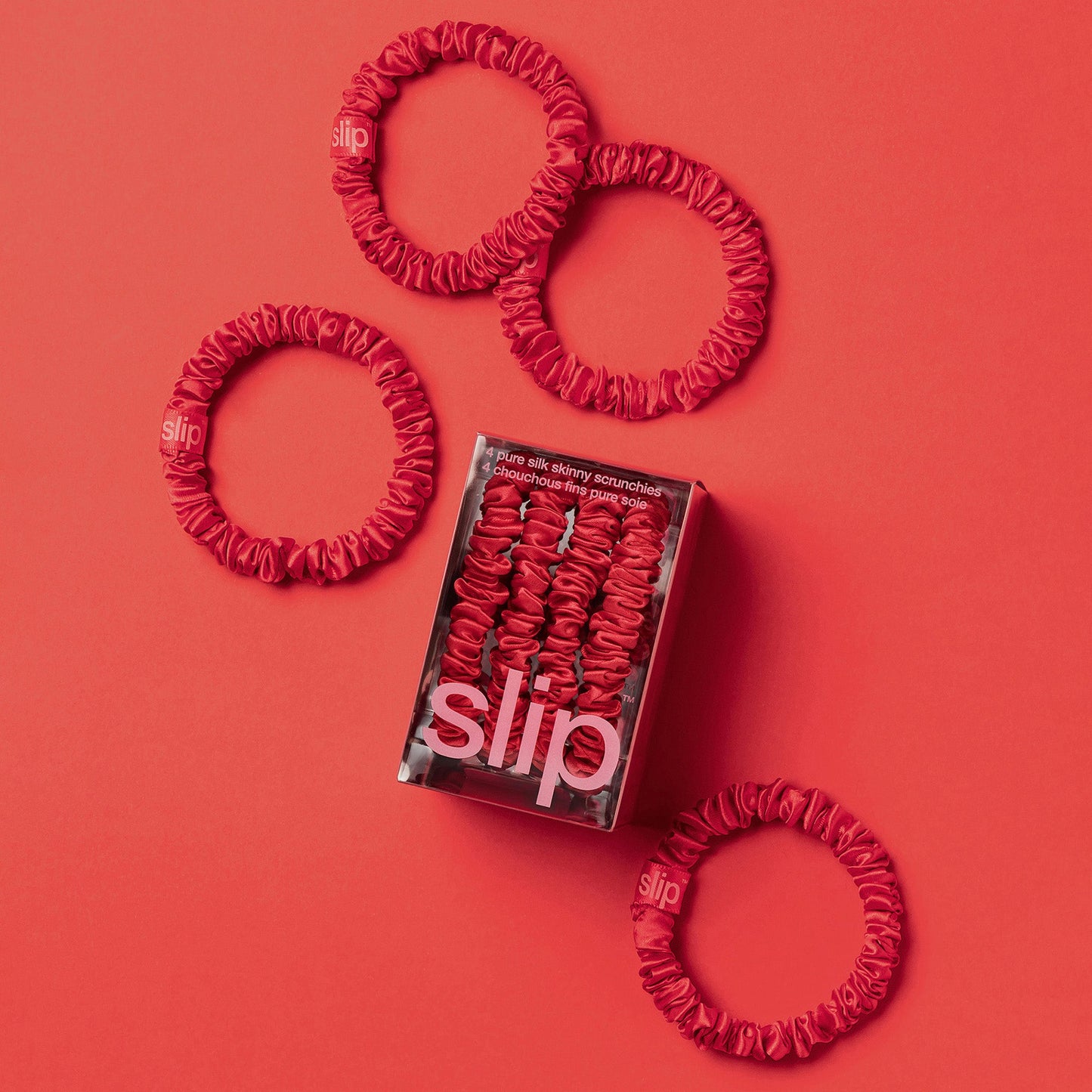 BACK TO SCHOOL SKINNY SCRUNCHIES - SET OF 4