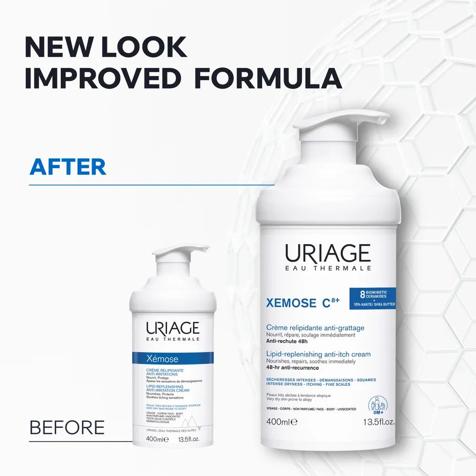 Uriage Xemose Lipid-Replenishing Cream Family Size 400ml