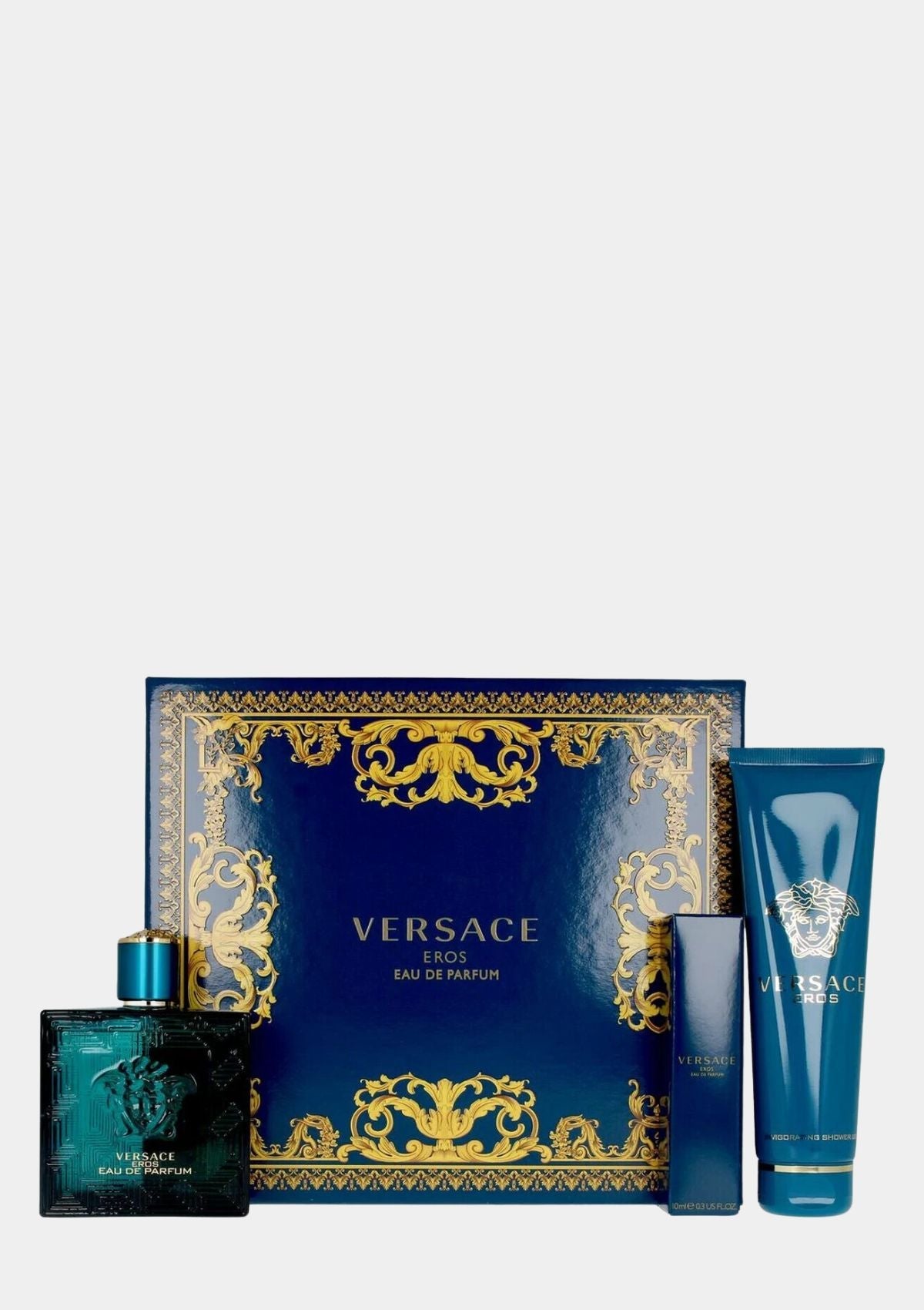 مجموعة هدايا فيرساتشي إيروس للرجال مكونة من 3 قطع EDP 100 مل