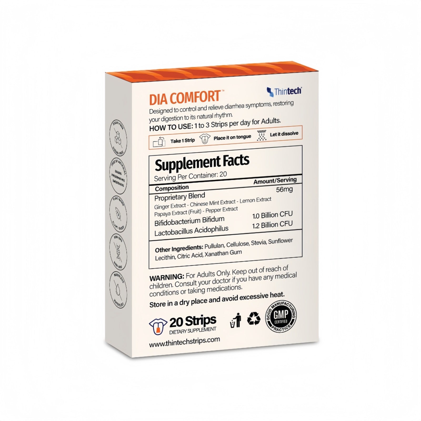 Thintech Dia Comfort 20 Strips