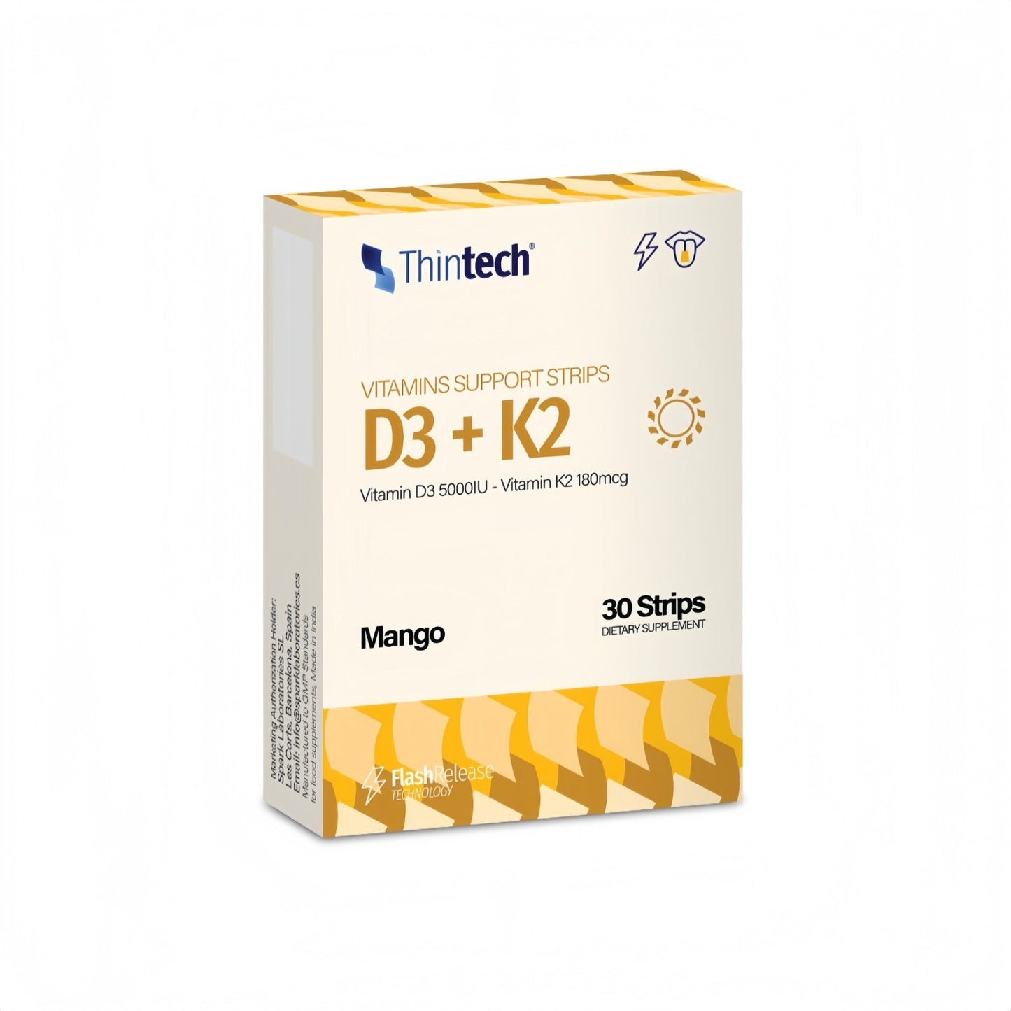 Thintech D3 + K2 30 strips
