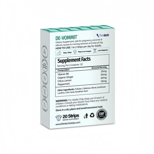 Thintech De-Vomit 20 strips