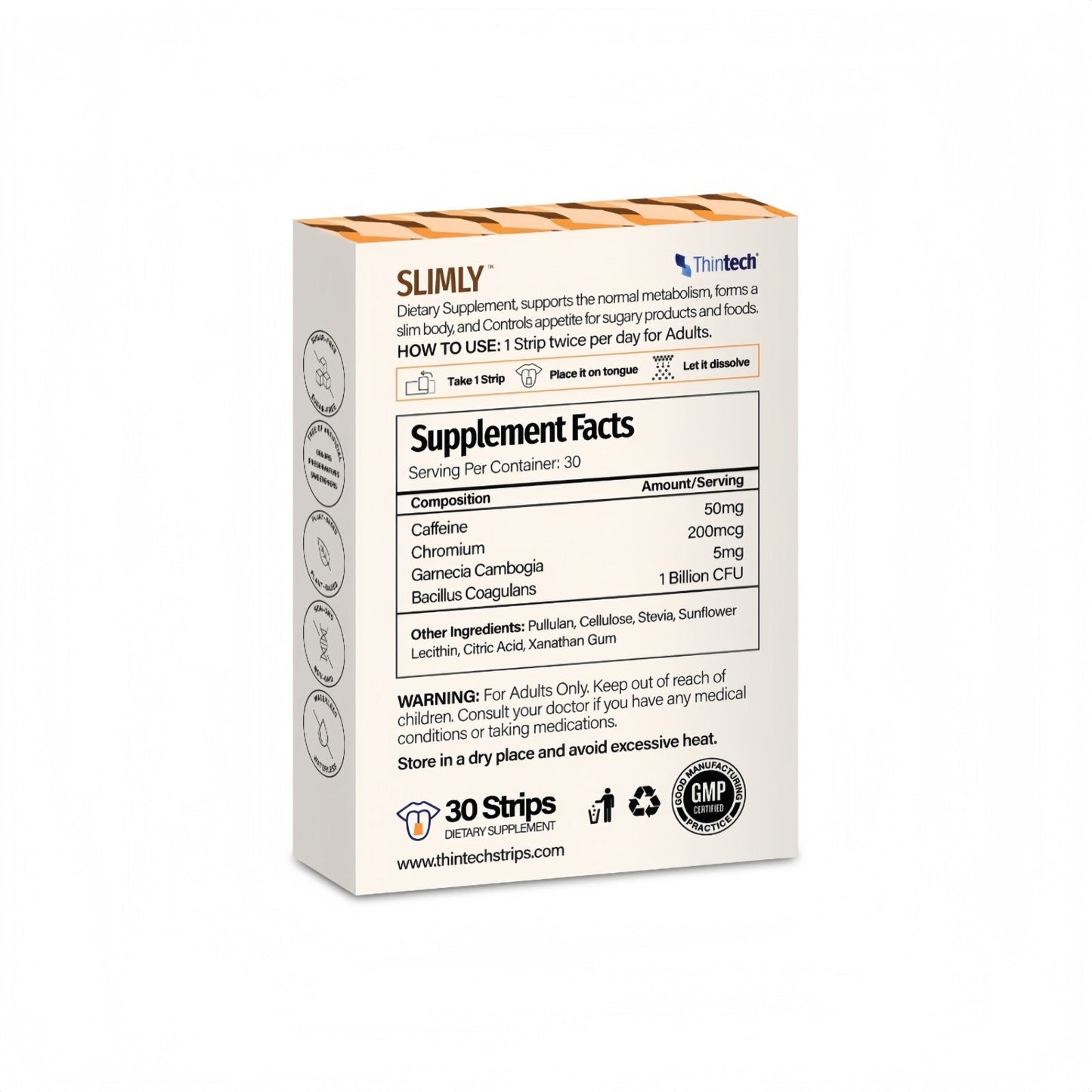 Thintech Slimly 30 strips
