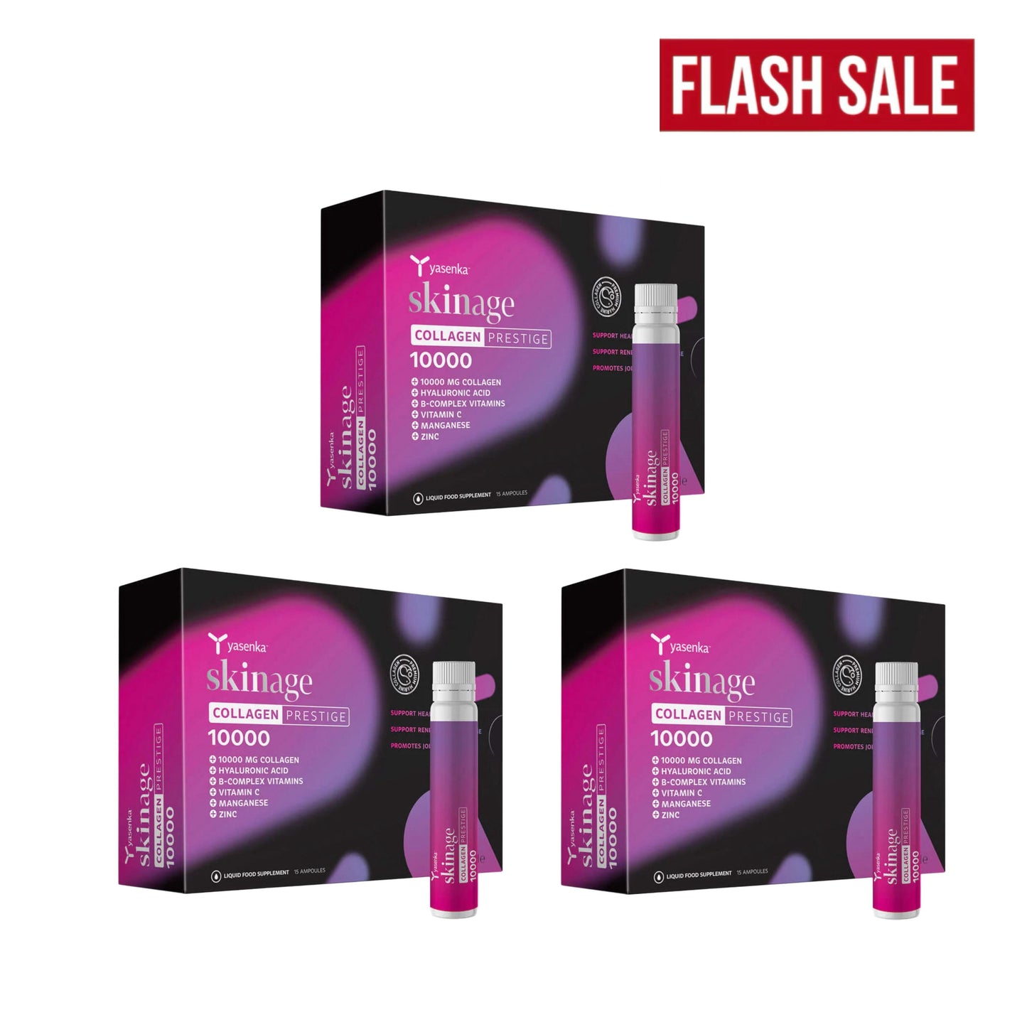 OFFER!! Skinage Collagen Prestige 10,000 mg 15 ampoules