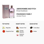 Abercrombie & Fitch First Instinct: ماء عطر زهري حلو