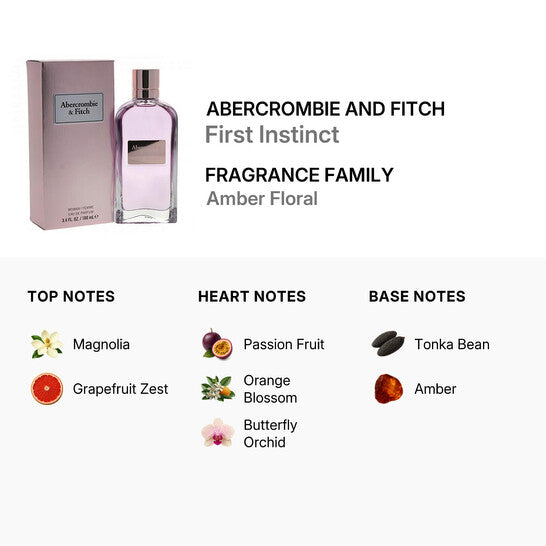 Abercrombie & Fitch First Instinct: ماء عطر زهري حلو