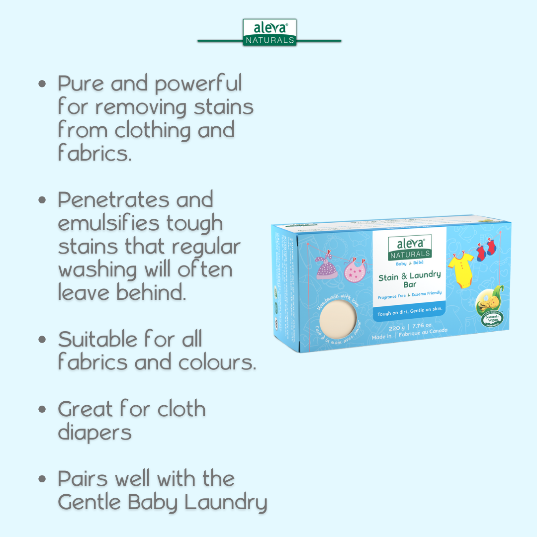 Aleva Naturals Stain & Laundry Bar Soap