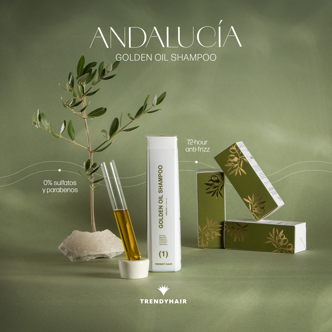 Trendy Hair Andalucia Golden oil Shampoo