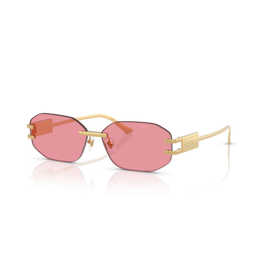 VERSACE  VE2274  Gold Irregular Women Sunglasse - Size 58