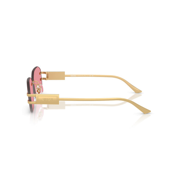VERSACE  VE2274  Gold Irregular Women Sunglasse - Size 58