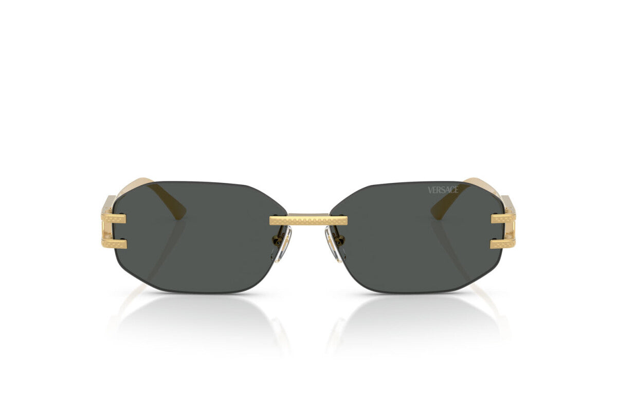 VERSACE -VE2274  Black Irregular Sunglasses- Size 58