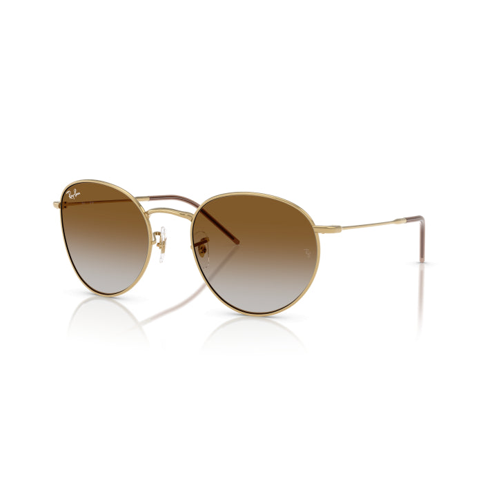 Ray-Ban RB0103S Gold & Brown Sunglasses- Size 53