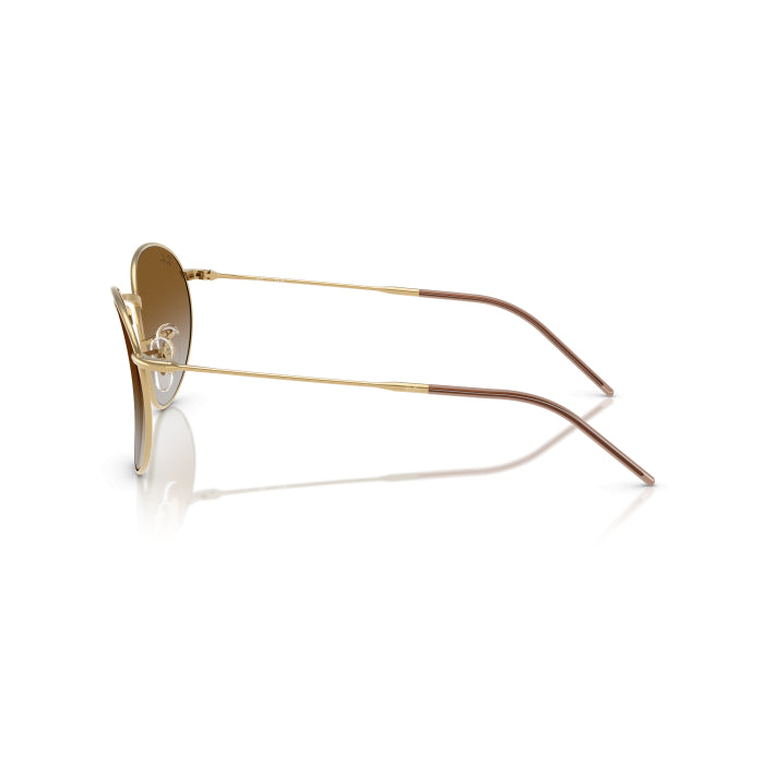 Ray-Ban RB0103S Gold & Brown Sunglasses- Size 53