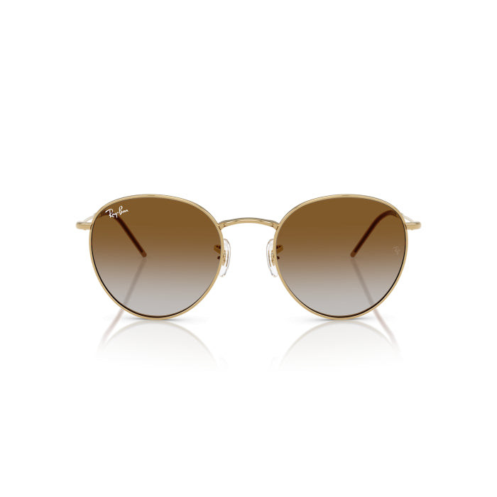 Ray-Ban RB0103S Gold & Brown Sunglasses- Size 53