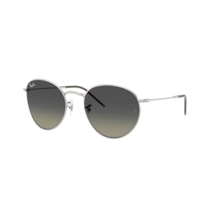 نظارة شمسية RAY-BAN ROUND REVERSE فضية فانتوس للجنسين مقاس L