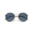 Ray-Ban Round Rose Gold & dark Grey Sunglasses Size 53