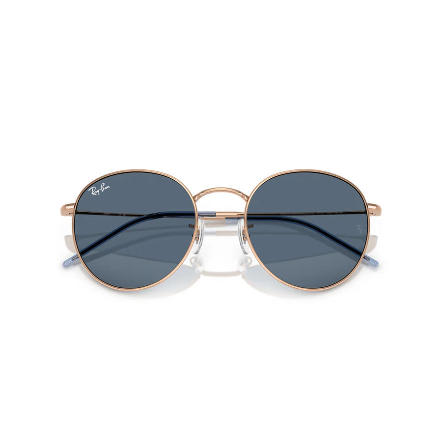 Ray-Ban Round Rose Gold & dark Grey Sunglasses Size 53