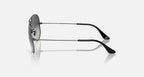 Ray-Ban Aviator Gunmetal Sunglasses -Size 58