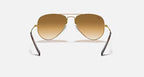 Ray-Ban Aviator Gold & Brown  Sunglasses -Size 62