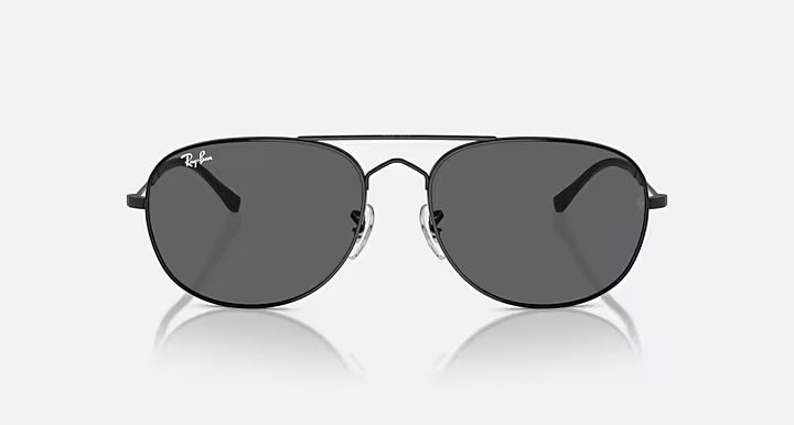 Ray-Ban Black & Dark Grey Sunglasses - Size 57