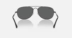 Ray-Ban Black & Dark Grey Sunglasses - Size 57