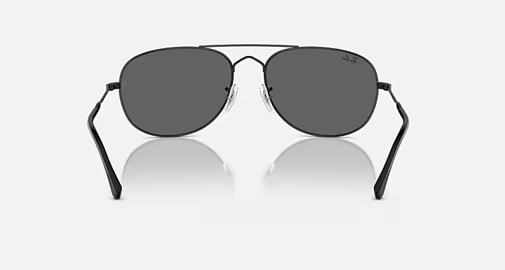 Ray-Ban Black & Dark Grey Sunglasses - Size 57