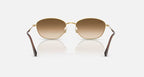 RAY-BAN RB3749 Gold & Clear Gradient Brown Sunglasses -Size 55