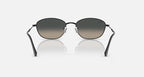 RAY-BAN RB3749 Black & Grey Gradient Irregular Sunglasses For Women L