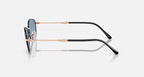 RAY-BAN RB3749 Black & Clear Gradient Blue Sunglasses- Size 55