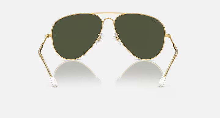 RAY-BAN OLD AVIATOR Arista Gold & Green Pilot Sunglasses For Unisex XXL