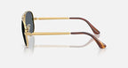 RAY-BAN AVIATOR MAX Arista Gold & Blue Pilot Sunglasses For Unisex XL