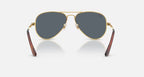 RAY-BAN AVIATOR MAX Arista Gold & Blue Pilot Sunglasses For Unisex XL