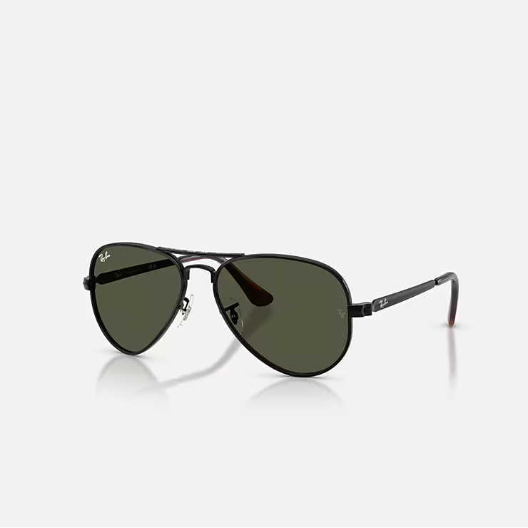 Ray-Ban Aviator MAX Black & Green Sunglasses - Size 58