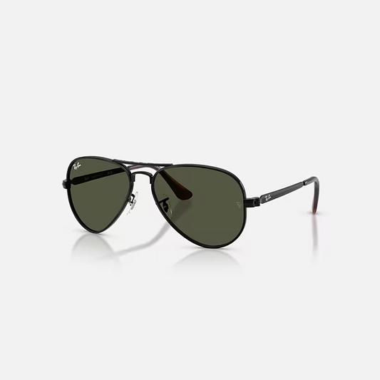 Ray-Ban Aviator  MAX Black & Green Sunglasses-Size 62