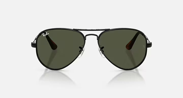 Ray-Ban Aviator MAX Black & Green Sunglasses - Size 58