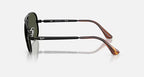 Ray-Ban Aviator  MAX Black & Green Sunglasses-Size 62