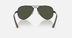 Ray-Ban Aviator  MAX Black & Green Sunglasses-Size 62