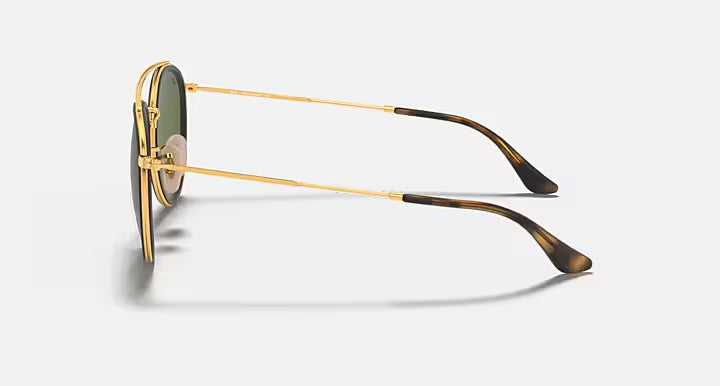 نظارة راي بان شمسية خضراء مستديرة - مقاس 51