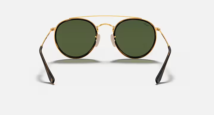 RAY-BAN Green Round Sunglasses- size 51