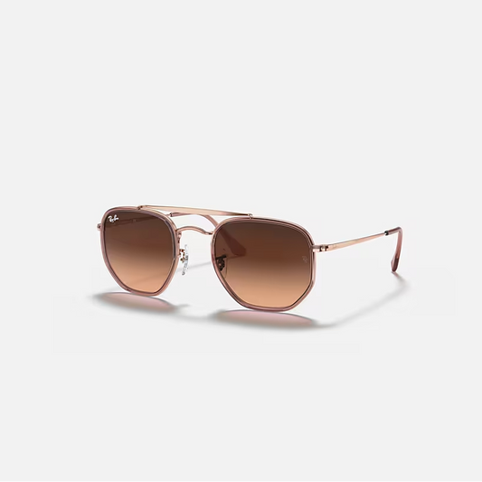 RAY-BAN MARSHAL II Copper & Pink/Brown Gradient Sunglasses, size 52