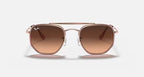 RAY-BAN MARSHAL II Copper & Pink/Brown Gradient Sunglasses, size 52