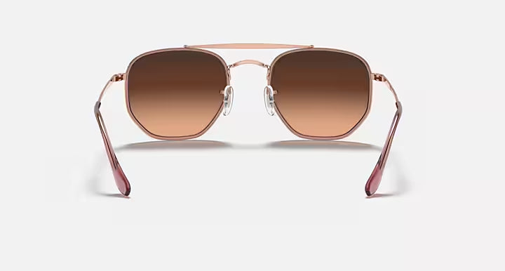 RAY-BAN MARSHAL II Copper & Pink/Brown Gradient Sunglasses, size 52