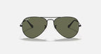 RAY-BAN Green  Aviator Sunglasses-Size 62