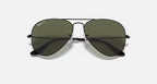 RAY-BAN Green  Aviator Sunglasses-Size 62