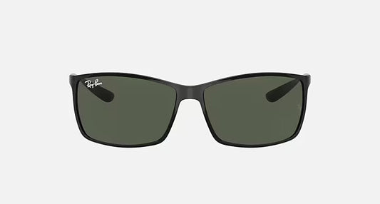 RAY-BAN RB4179 LITEFORCE Black & Green Classic Square Sunglasses For Men L