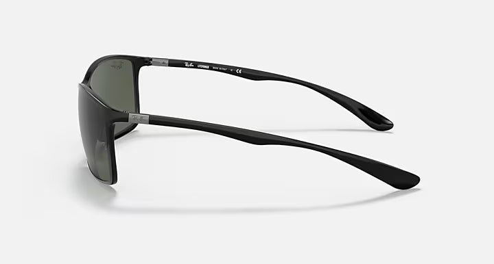 RAY-BAN RB4179 LITEFORCE Black & Green Classic Square Sunglasses For Men L